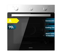 Cecotec Four intégrable multifonctions Bolero Hexa M236000 Inox Time A.Four multifonctions Capacité de 70 L, 6 fonctions, classe A, 2800 W