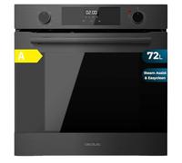 Cecotec Four Multifonction 60cm Bolero Hexa M226000 Matt A, 2800W, 72L, 7 Fonctions, Mode Grill, Grill Ventilé, Mode Convection, Defrost, Base Vapeur X2, Steam EasyClean, Steam Assist