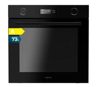 Cecotec Four Multifonction Air Fryer de 73L Bolero Hexa AF326000 Matt Black | 5 Positions de Gradins avec Rails Télescopiques, 12 Fonctions de Cuisson, Fonction Préchauffage, Fonction Pizza Master