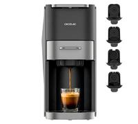 Cecotec FreeStyle Compact Dark Machine à café à capsule 1200 W 20 bar Thermoblock 5 en 1 compatible avec Nespresso, Dolce Gusto, ESE Pod, Senseo et café moulu, réservoir d'eau de 700 ml