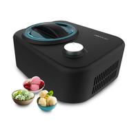 Cecotec Frigo avec Compresseur 0,8 L Gelacy 800. 100 W, Machine à glace, Commande manuelle, Bol amovible en aluminium, Crème glacée en 60 minutes, Fonctionnement automatique