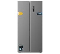 Cecotec Frigorífico Americano 2 Puertas Bolero CoolMarket SBS 430 Dark E. Side by Side de 430 L, Altura 176 cm y 84 cm Ancho, Sistema Multi Air Flow, Total No Frost, Motor Inverter Plus