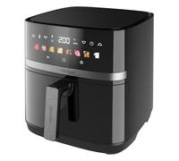 Cecotec Friteuse à Air 8L avec Double Grill, Air Fryer, Cecofry&Grill Duoheat 8000. 2200W, Dorure Parfaite et Goût de Grill pour les Viandes, Température entre 80-200°C, 8 Menus et Fenêtre