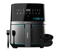 Cecotec Friteuse à air chaud Cecofry Full InoxBlack 5500 Pro Set de gril Efficace