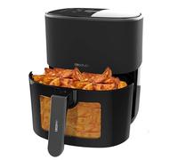 Cecotec Friteuse à Air sans Huile 6,5 L Cecofry Fantastik Window 6500. 1700W, Fenêtre de Visualisation, Technologie PerfectCook, 12 Menus, Thermostat 80-200ºC, Minuterie 60 min, Protection Surchauffe