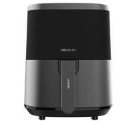 Cecotec Friteuse à Air sans Huile de 4 L Cecofry Fantastik Inox 4000. Air Fryer. 1400 W, Compacte, Panneau de Contrôle Tactile, 9 Menus, Technologie PerfectCook, 80-200ºC, Temps Ajustable