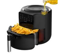 Cecotec Friteuse à air sans huile de 5 5 L Cecofry Rain Pack. Air Fryer avec Accessoires. 1550 W Spray d'Huile Intégré