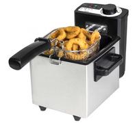 Cecotec Friteuse Acier Inoxydable CleanFry 1,5 L, Filtre OilClean, 1,5 L. 1000 W de Puissance, Inclut un filtre OILCLEANER pour