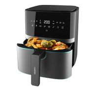 Cecotec Friteuse sans Huile 5,5 L Cecofry Full InoxBlack Pro 5500. 1600 W, Diététique, Numérique avec Finitions en Acier inoxydable, 5,5 L de capacité et technologie PerfectCook