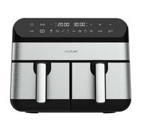 Cecotec Friteuse sans Huile Cecofry Advance 9000 Inox. Air Fryer 2800W 2 Plateaux 4 5L Double Température Température