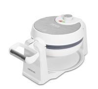 Cecotec Gaufrier Fun Gofrestone Sphere. Revêtement Antiadhérent RockStone, Design Circulaire , Rotation 180º pour optimiser son Usage , 1000 W.