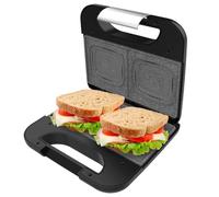 Cecotec Gaufrier Rock'nToast Square +, 800W de puissance, Plaques carrées, Revêtement en pierre RockStone, Antiadhésif, Acier inoxydable, Revêtement écologique sans PFOA