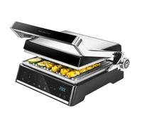 Cecotec Gill Électrique Rock'Ngrill Smart, 2000w, Temps/Température Réglables, 180º, Planches Amovibles, Plateau Ramasse-Miettes