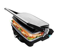 Cecotec Gril Électrique Rock'nGrill 1500 Stone Ceramic Mix&Grill. 1500 W, Gril électrique, plancha et appareil à sandwiches, Revêtement en céramique, Plateau ramasse-graisses, Minuterie