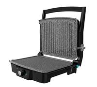 Cecotec Gril Électrique Rock'nGrill 2000 Stone Ceramic Mix&Grill. 2000 W, Gril électrique, plancha et appareil à sandwiches, Revêtement en céramique, Plateau ramasse-graisses