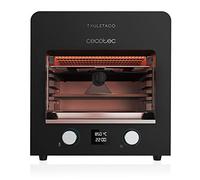 Cecotec Gril Txuletaco 8000 Inferno. 2200 W, 850 ºC, Pierre, Plateau pour cuire des pizzas, 2 plateaux ramasse-graisses, Système de réglage de la température, Thermomètre de cuisine numérique