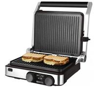 Cecotec Rock'nGrill Dual, 2000 W, contrôle de la température sur chaque planche, plaques amovibles, revêtement anti-adhésif, passe au lave-vaisselle, ouverture 180°