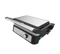 Cecotec Grille électrique Rock'n Grill 1500 Take&Clean Stone. 1500 W, revêtement RockStone, plaques amovibles et lavables au lave-vaisselle, ouverture 180°, plaque supérieure flottante