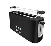Cecotec Grille-pain Toast&Taste 10000 Extra. 980 W, Plastique avec 1 fente extra-large. 3 Fonctions, 6 Niveaux de grillage