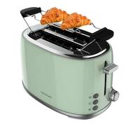 Cecotec Grille-pain Vertical Toast&Taste 1000 Retro Double Vert: 980 W 2 Tranches