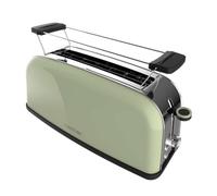 Cecotec Toastin' time 850 Green Long Tostador 1 Rebanada Larga y Soporte para Panecillos en Verde