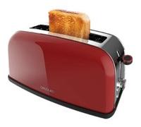 Cecotec Grille-pain vertical Toastin' Time 850 Red – 850W, 2 tartines, acier inoxydable