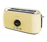 Cecotec Grille-pain verticaux numérique ClassicToast 15000 Yellow Extra Double