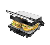 Cecotec Grille-Viande Électrique Rock'ngrill 1500 Rapid. Revêtement En Pierre Rockstone, Plauqe Supérieure Amovible En Hauteur, Plateau Ramasse Graise, 1500w, Revêtement Écologique