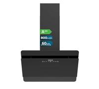 Cecotec Hotte Aspirante 60 cm Bolero Flux DT 608000 Glass Black A++. Hottes avec aspiration de 800m³/h, contrôle tactile, éclairage LED et filtres efficaces pour un environnement sain.