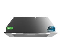 Cecotec Hotte Aspirante 75cm Bolero Flux IT 755500 Inox A++. Moteur 70W, 3 Niveaux de Puissance, Faible consommation, Finition inox, Puissance 550m³/h, Tactile, Booster, Lumière et Filtre à charbon