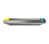 Cecotec Hotte Aspirante Conventionnelle 60 cm Bolero Flux CM 602100 Inox A. Finition Inox, Aspiration 228 m³/h, 3 Vitesses, Filtre en Aluminium, Classe A, Moteur BLDC et Lumière LED