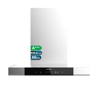 Cecotec Hotte aspirante en forme de T 60 cm Bolero Flux TT 609500 Slim Inox A+++ Aspiration 829,5 m³/h, Hand Movement Control et Double Booster, Filtres Lavables, Classe A+++, Capteur de chaleur