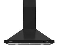 Cecotec Hotte Aspirante Pyramidale de 60 cm Bolero Flux PM 604300 Noir C. Moteur 105 W, Aspiration 430 m3/h, Commande Mécanique, 3 Niveaux de Puissance, Lumière, Filtre en Aluminium, Finition Noire