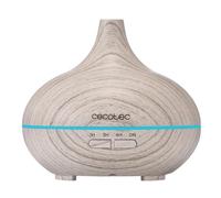 Cecotec Humidificateur ultrasonique avec diffuseur d'arômes Pure Aroma 300 Yang White, réservoir jusqu'à 300 ML, 7 Couleurs LED réglables, minuterie 10h, Ultra Silencieux, Fonction d'aromathérapie