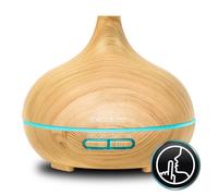 Cecotec Humidificateur Ultrasonique - Diffuseur d'Arômes Électrique Pure Aroma 300 Yang Extra. Réservoir de 300ml, 7 Couleurs LED avec Contrôle Manuel ou Automatique, Minuterie 6h, Couverture 15m²