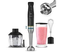 Cecotec Mixeur plongeant Katana TotalDestroy 1500XL - 1500 W, 21 vitesses, lames doubles