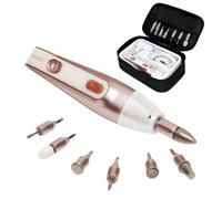 Cecotec Kit de manucure et pédicure électrique Bamba PinkyCare 700 Perfect Nails. Sept têtes interchangeables, cinq vitesses et deux sourds de rotation, design ergonomique, avec étui