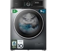 Cecotec Lavadora 9 Kg Carga Frontal Bolero Dresscode 9500 Inverter Steel A. 1900 W, 1400 rpm, Motor Inverter Plus, Bajo Consumo, 16