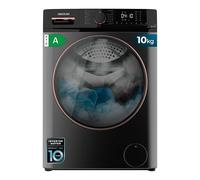 Cecotec Lave-linge 10Kg Bolero DressCode 10610 Inverter Steel A. Chargement Frontale, 1400 RPM, Steam Max, Motor Inverter Plus, 15 Programmes, OnSmart, Stop&Go, Caoutchouc Antibactérien, Drum Clean