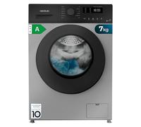 Cecotec Lave Linge 7Kg Bolero DressCode 7150 Inverter Steel A. Machine À Laver 12 Programmes,1400 Tr/Min. Moteur Inverter Plus, SteamMax Et Fonction Drum Clean. KidLock Et DelayStart