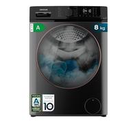Cecotec Lave-linge 8 kg Bolero DressCode 8610 Inverter Steel A. Chargement Frontal, 1400 RPM, SteamMax, Motor Inverter Plus, 15 Programmes, OnSmart, Stop&Go, DrrumClean, Caoutchouc Antibactérien
