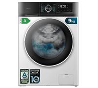 Cecotec Lave-linge 9 Kg Chargement Frontal Bolero Dresscode 9500 Inverter A. 1900 W, 1400 rpm, Moteur Inverter Plus, Basse Consommation, 16 Programmes, SteamMax, Delay Start, Blanc