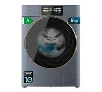 Cecotec Lave-linge 9Kg Chargement Frontal Autodose Bolero DressCode 9950 Autodose Inverter 3D Ice Blue A. Finition Bleue 1400 Tr/min, Core Matrix Screen, Porte XXL, Éclairage Intérieur