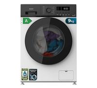 Cecotec Lave-linge 9Kg Chargement Frontal Bolero DressCode 9155 Inverter 30%, 1400RPM, 12 Programmes, Moteur Inverter Plus, Basse Consommation, Steam Max, PréLavage, Panneau de Contrôle LED