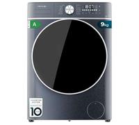 Cecotec Lave-linge 9Kg Chargement Frontal Bolero DressCode 9800 Inverter Ice Blue A. 2000W, 1400tr/min, 16 Programmes, Basse Consommation, Inverter Plus, SteamMax, Fuzzy Logic et Écran Tactile XXL