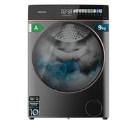 Cecotec Lave-linge 9Kg Chargement Frontal Bolero DressCode 9900 Inverter FullColor Steel A. Finition Acier 1400 Tr/min, Écran 10,3", 11 Programmes, Inverter, SteamMax, Classe A