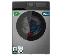 Cecotec Lave-linge à Chargement Frontal 10Kg Bolero DressCode 10450 Inverter Steel, 1400 tr/min, 16 programmes, Classe A-10%, Moteur Inverter Plus, Pearl Drum, Fonction Silence, KidLock, Acier