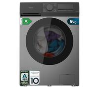 Cecotec Lave-linge à Chargement Frontal 9Kg Bolero DressCode 9450 Inverter Steel, 1400 tr/min, 16 programmes 10%, Moteur Inverter Plus, Pearl Drum, Fonction Silence, Stop&Go, KidLock, Acier