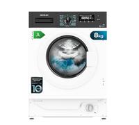 Cecotec Lave-linge à chargement frontal de 8 kg Bolero Dresscode 840 BI Inverter A, 1950 W, 1400 tr/min programmables, 16 Programmes, Démarrage Différé, Vapeur SteamMax.