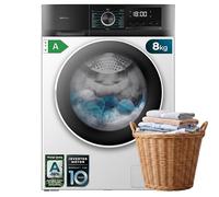 Cecotec Lave linge Frontal Bolero DressCode 7150 Inverter A, Machine à laver 7 kg, 1400 tr,min, 12 programmes Inverter Plus, Steam Max, Drum Clean, départ différé, sécurité enfant